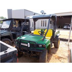 2009 JOHN DEERE XUV UTV VIN/SN:030625 - LIGHT BAR, DUMP BED, CANOPY, METER READING 1,227 HOURS