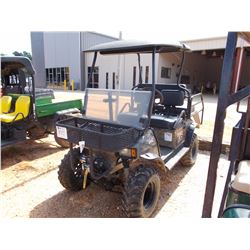STEALTH LSV PATRIOT 4WD UTILITY VEHICLE, VIN/SN:SMEPA442X9110044 - 48-VOLT, FRONT BASKET, GUN RACK, 