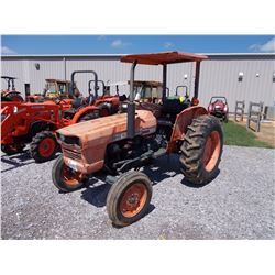 KUBOTA 345 FARM TRACTOR, VIN/SN:10622 - 3 PTH, PTO, CANOPY, 13.6-28 TIRES, METER READING 1,958 MILES