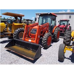 KIOTI RX 7320 FARM TRACTOR, VIN/SN:RU9100084 - MFWD, PTO, 3 PTH, 2 REMOTES, KL7320 LOADER ATTACH, EC