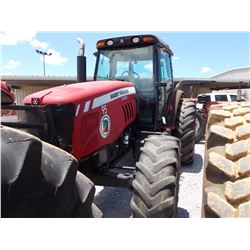 2008 MASSEY FERGUSON 5465 FARM TRACTOR, VIN/SN:T168078 - MFWD, 3 PTH, PTO, REMOTES, ECAB W/AIR, 18.4