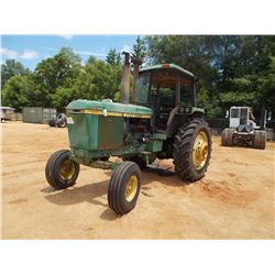 JOHN DEERE 4050 FARM TRACTOR, VIN/SN:006622 - PTO, 3 PT HITCH, 2 REMOTES, CANPOPY, 16.9-38 TIRES, ME