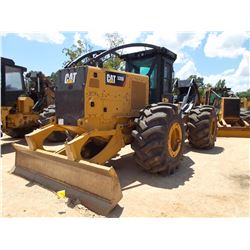 2015 CAT 535D GRAPPLE SKIDDER, VIN/SN:MTP00175 - DUAL ARCH, WINCH, ECAB W/AIR, 30.5-32 TIRES, METER 