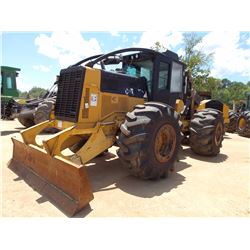 2009 CAT 535C GRAPPLE SKIDDEER, VIN/SN:53500334 - DUAL ARCH, WINCH, ECAB W/AIR, 30.5L-32 TIRES, METE