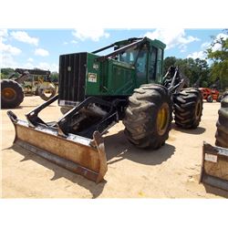 JOHN DEERE 748H GRAPPLE SKIDDER, VIN/SN:632665 - DUAL ARCH, WINCH, ECAB W/AIR, 30.5L-32 TIRES, METER
