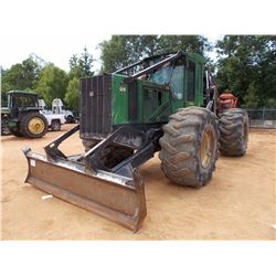 2011 JOHN DEERE 748H GRAPPLE SKIDDER, VIN/SN:632564 - DUAL ARCH, WINCH, SWEDA AXLES, ECAB W/AIR, 30.