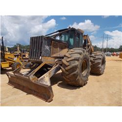 2004 JOHN DEERE 748G III GRAPPLE SKIDDER VIN/SN:591911 - DUAL ARCH, WINCH, ECAB, 35.5L-32 TIRES, MET