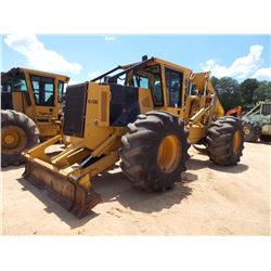 2016 TIGERCAT 610E GRAPPLE SKIDDER, VIN/SN:6101140 - DUAL ARCH, WINCH, ECAB W/AIR, 305L-32 TIRES, ME