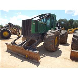 2012 JOHN DEERE 648H GRAPPLE SKIDDER, VIN/SN:646063 - DUAL ARCH, WINCH, ECAB W/AIR, 30.5-32 TIRES, M