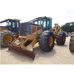 2005 JOHN DEERE 648G III GRAPPLE SKIDDER, VIN/SN:595646 - DUAL ARCH, ECAB W/AIR, 28L-26 TIRES, METER