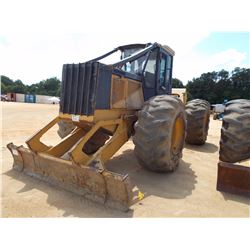 2002 JOHN DEERE 648G III GRAPPLE SKIDDER, VIN/SN:583816 - SINGLE ARCH, WINCH, ECAB W/AIR, 30.5-32 TI