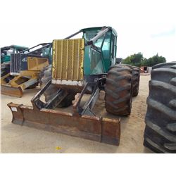 TIMBERJACK 460D GRAPPLE SKIDDER, VIN/SN:591682 - SINGLE ARCH, WINCH, ECAB W/AIR, 30.5-32 TIRES, METE