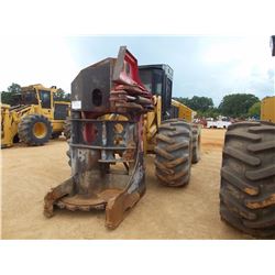 CAT 573 FELLER BUNCHER, VIN/SN:HA19344 - PRENTICE SH-56B, SAW HEAD, ECAB W/AIR, 28L-26 TIRES, METER 