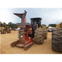 CAT 573C FELLER BUNCHER, VIN/SN:W7300114 - CAT SC57 SAWHEAD, ECAB W/AIR, 30.5R32 TIRES, METER READIN