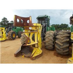 JOHN DEERE 843K FELLER BUNCHER, VIN/SN:653837 - JOHN DEERE FD45 SAW HEAD, ECAB W/AIR, 28L-26 TIRES, 