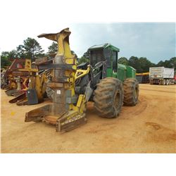 2011 JOHN DEERE 843K FELLER BUNCHER, VIN/SN:637974 - FD22B SAW HEAD, ECAB W/AIR, 28L-26 TIRES, METER