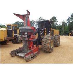 2015 CAT 563C FELLER BUNCHER, VIN/SN:VW6300206 - CAT SC57 SAW HEAD, E CAB W/AIR, 28L-26 TIRES, METER