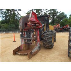 2012 CAT 563C FELLER BUNCHER, VIN/SN:JCB00291 - SH-56B SAW HEAD, ECAB W/AIR, 28L-26 TIRES, METER REA