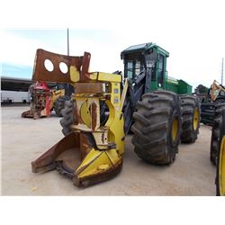 2013 JOHN DEERE 643K FELLER BUNCHER, VIN/SN:655473 - JOHN DEERE FD45 SAW HEAD, ECAB W/AIR, 30.5-32 T