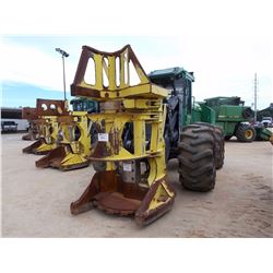 2013 JOHN DEERE 643K FELLER BUNCHER, VIN/SN:651808 - JOHN DEER FD55 SAN HEAD, ECAB W/AIR, 28L-26 TIR