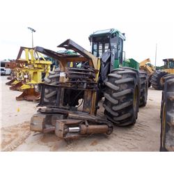 2013 JOHN DEERE 643K FELLER BUNCHER, VIN/SN:650232 - SHEAR HEAD, ECAB W/AIR, 30.5L-32 TIRES, METER R