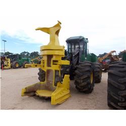 2010 JOHN DEERE 643K FELLER BUNCHER, VIN/SN:631772 - JOHN DEERE FD22 SAWHEAD, ECAB W/AIR, 28L-26 TIR