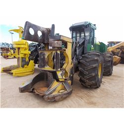 2011 JOHN DEERE 643K FELLER BUNCHER, VIN/SN:632569 - JOHN DEERE FD45 SAW HEAD, E/CAB W/AIR, 28L-26 T