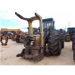 TIMBERJACK 840 FELLER BUNCHER, VIN/SN:002177 - TIMBERJACK FD21 SAWHEAD, ECAB W/AIR, 30.5;-32 TIRES, 