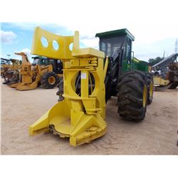 JOHN DEERE 643H FELLER BUNCHER, VIN/SN:882501 - JOHN DEERE FD55 SAW HEAD, ECAB W/AIR, 28L-26 TIRES, 