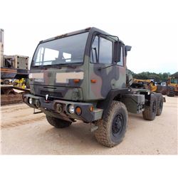 STEWART-STEVENSON MILITARY TRUCK TRACTOR, VIN/SN:017078BFBM - T/A, 6X6, DIESEL ENGINE, A/T, 395/85R2