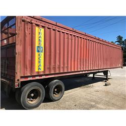 2005 AJAX OPEN TOP CHIP VAN, VIN/SN:1AJC4025351004686 - T/A, 40', LEAF SPRING, 11R22.5 TIRES (10%-50