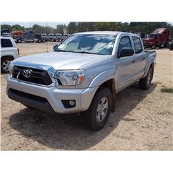 2013 TOYOTA TACOMA TRD PICKUP TRUCK, VIN/SN:3TMLU4ENXDM120260 - CREW CAB, GAS ENGINE, AUTO TRANS, OD