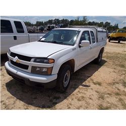 2012 CHEVROLET COLORADO PICKUP, VIN/SN:1GCESBFE0C8164627 - EXTENDED CAB, GAS ENGINE, A/T, COVERED BO
