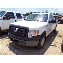 2011 FORD F150 XL PICKUP, VIN/SN:1FTEX1EM7BFB04245 - 4X4, EXTENDED CAB, GAS ENGINE, A/T, ODOMETER RE