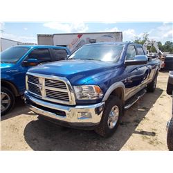 2010 DODGE RAM 2500HD PICK UP, VIN/SN:3D7UT2CLXAG172050 - 4X4, CREW CAB, CUMMINS DIESEL ENG, A /T, O