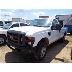 2009 FORD F250 XL PICKUP TRUCK, VIN/SN:1FTNF215X9EA62371 - 4X4, GAS ENGINE, A/T, RAWSON-KOENIG TOOL 