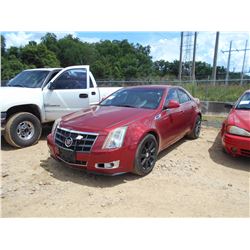 2008 CADILLAC CTS SEDAN, VIN/SN:1G6DF577X80162345 - GAS ENGINE, A/T, ODOMETER READING 128,719 MILES