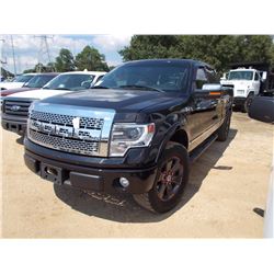 2013 FORD F150 PICKUP, VIN/SN:1FTFW1C67DFC69470 - 4X4, CREW CAB, GAS ENG, A /T, ODOMETER READING 35,