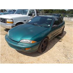 1997 CHEVROLET CAVALIER, VIN/SN:1G1JC1240VM160177 - GAS ENG, AT, ODOMETER READING 203,333 MILES