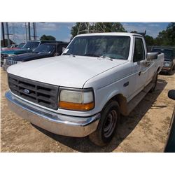 1994 FORD F250 PICKUP, VIN/SN:1FTHF25H8RNA57946 - GAS ENG, A/T, 265,089 MILES
