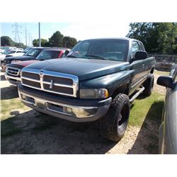 2001 DODGE RAM 2500 PICKUP, VIN/SN:3B7KF23621G710601 - 4X4, EXTENDED CAB, CUMMINS TURBO DIESEL ENGIN
