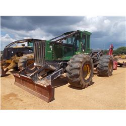 JOHN DEERE 648H LOG SKIDDER, VIN/SN:0628100 - SINGLE ARCH WINCH, ECAB, 30.5L-32 TIRES (DOES NOT RUN)