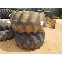 (2) SKIDDER TIRES & RIMS