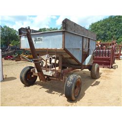 YETTER GRAIN HOPPER MTD ON WAGON