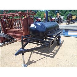 54" BAR-B-QUE GRILL MTD ON TRAILER