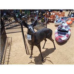 ALUMINUM BUCK, DEER, LIFE SIZE