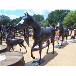 ALUMINUM HORSE, LIFE SIZE