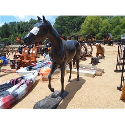 ALUMINUM HORSE, LIFE SIZE