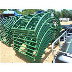 (5) ROUND HAY BALE FEEDERS