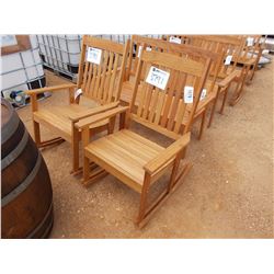 WOOD ROCKING CHAIR